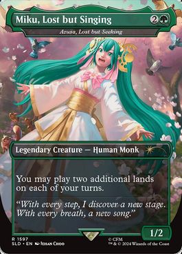 Miku, Lost but Singing - Magic: The Gathering - SLD Near Mint Inglés