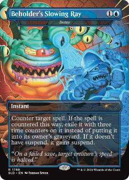 Beholder's Slowing Ray - Magic: The Gathering - SLD Near Mint Inglés