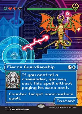Fierce Guardianship - Magic: The Gathering - SLD Near Mint Inglés