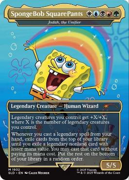 SpongeBob SquarePants - Magic: The Gathering - SLD Near Mint Inglés