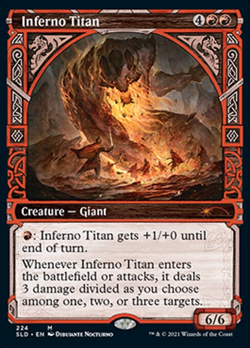 Inferno Titan - Magic: The Gathering - SLD Near Mint Inglés