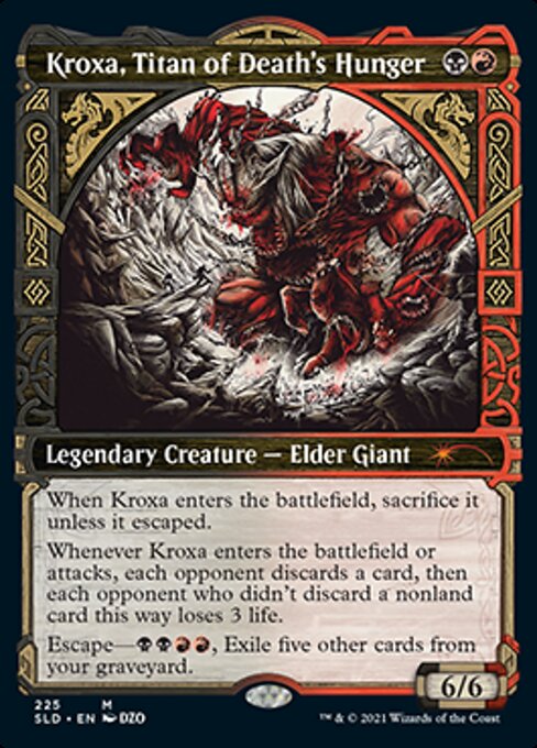 Kroxa, Titan of Death's Hunger - Magic: The Gathering - SLD Near Mint Inglés