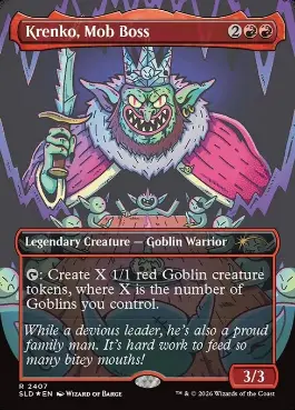 Krenko, Mob Boss - Magic: The Gathering - SLD Near Mint Inglés
