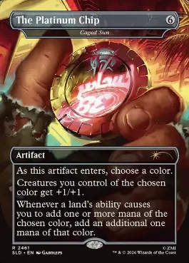 The Platinum Chip - Magic: The Gathering - SLD Near Mint Inglés