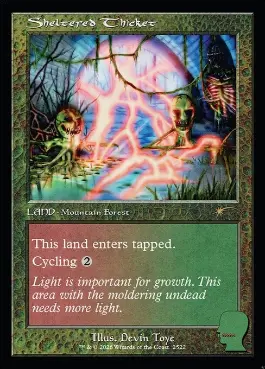 Sheltered Thicket - Magic: The Gathering - SLD Near Mint Inglés
