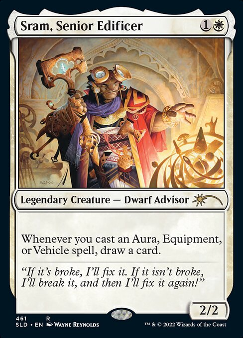 Sram, Senior Edificer - Magic: The Gathering - SLD Near Mint Inglés