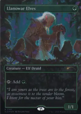 Llanowar Elves - Magic: The Gathering - SLD Near Mint Inglés