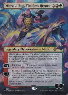 Minsc & Boo, Timeless Heroes - Magic: The Gathering - SLD Near Mint Inglés