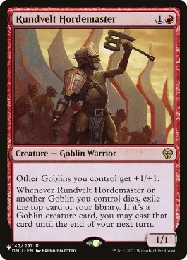 Rundvelt Hordemaster - Magic: The Gathering - SLD Near Mint Inglés