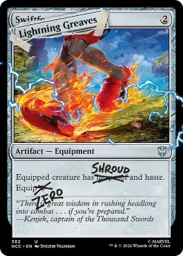 Lightning Greaves - Vista detallada 1 de Magic México | Hydra