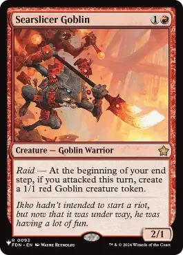 Searslicer Goblin - Magic: The Gathering - SLD Near Mint Inglés