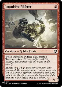 Impulsive Pilferer - Magic: The Gathering - SLD Near Mint Inglés