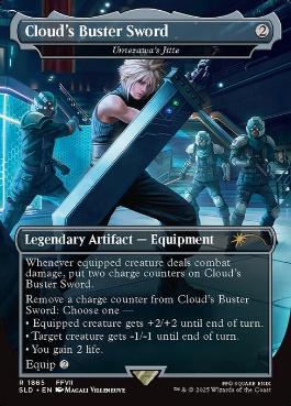Cloud's Buster Sword - Magic: The Gathering - SLD Near Mint Inglés