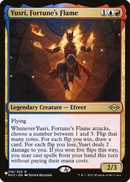 Yusri, Fortune's Flame - Magic: The Gathering - SLD Near Mint Inglés