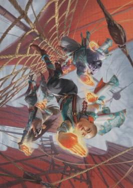 【Art Card】Aligned Heart  - Magic: The Gathering - TDM Near Mint Japonés