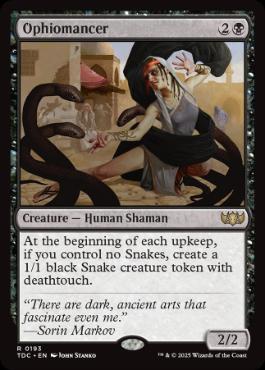 Ophiomancer - Magic: The Gathering - TDC Near Mint Inglés