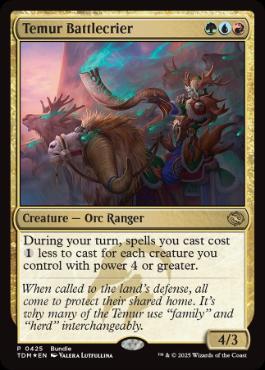 Temur Battlecrier - Magic: The Gathering - TDM-P Near Mint Inglés
