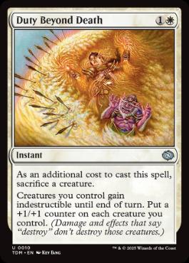 Carta Duty Beyond Death de Magic: The Gathering