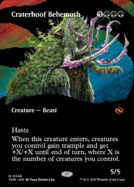Craterhoof Behemoth - Magic: The Gathering - TDM-BF Near Mint Inglés