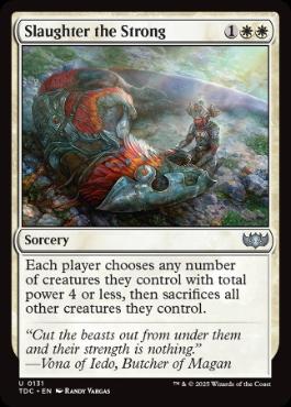 Slaughter the Strong - Magic: The Gathering - TDC Near Mint Inglés