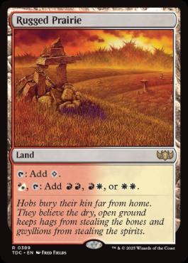 Rugged Prairie - Magic: The Gathering - TDC Near Mint Inglés