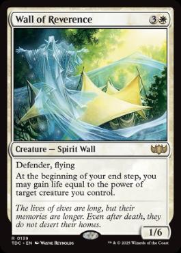 Wall of Reverence - Magic: The Gathering - TDC Near Mint Inglés