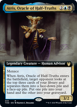 Atris, Oracle of Half-Truths - Magic: The Gathering - THB-BF Near Mint Inglés