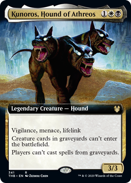 Kunoros, Hound of Athreos - Magic: The Gathering - THB-BF Near Mint Inglés