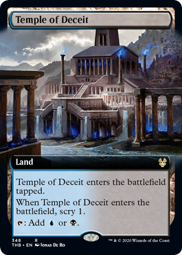 Temple of Deceit - Magic: The Gathering - THB-BF Near Mint Inglés