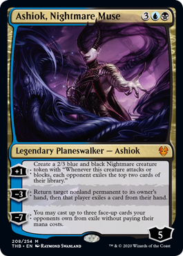 Ashiok, Nightmare Muse - Magic: The Gathering - THB Near Mint Inglés