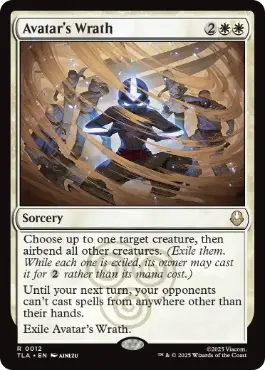 Avatar's Wrath - Magic: The Gathering - TLA Near Mint Inglés