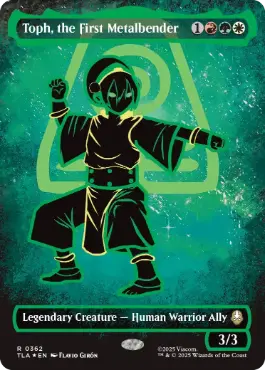 Toph, the First Metalbender - Magic: The Gathering - TLA-BF Near Mint Inglés