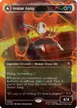 Avatar Aang - Magic: The Gathering - TLA-BF Near Mint Inglés