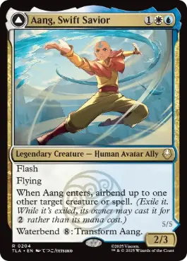 Aang, Swift Savior - Magic: The Gathering - TLA Near Mint Inglés