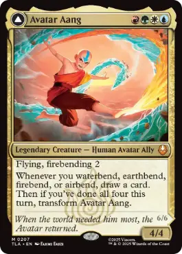 Avatar Aang - Magic: The Gathering - TLA Near Mint Inglés