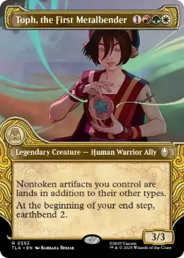 Toph, the First Metalbender - Magic: The Gathering - TLA-BF Near Mint Inglés
