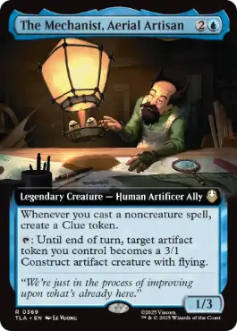 The Mechanist, Aerial Artisan - Magic: The Gathering - TLA-BF Near Mint Inglés