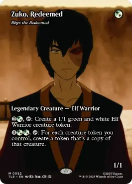Zuko, Redeemed - Magic: The Gathering - TLE Near Mint Inglés