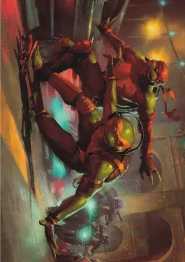【Art Card】Raph & Mikey, Troublemakers - Magic: The Gathering - TMT Near Mint Japonés