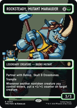 Rocksteady, Mutant Marauder - Magic: The Gathering - TMC Near Mint Inglés