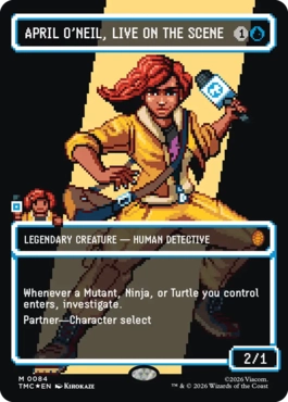 April O'Neil, Live on the Scene - Magic: The Gathering - TMC Near Mint Inglés