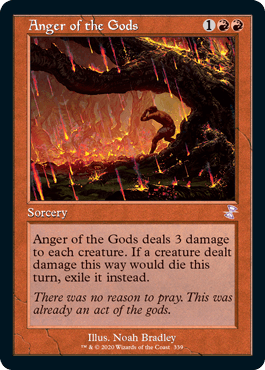 Anger of the Gods - Magic: The Gathering - TSR-BS Near Mint Inglés