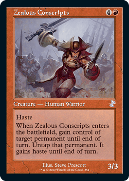 Zealous Conscripts - Magic: The Gathering - TSR-BS Near Mint Inglés