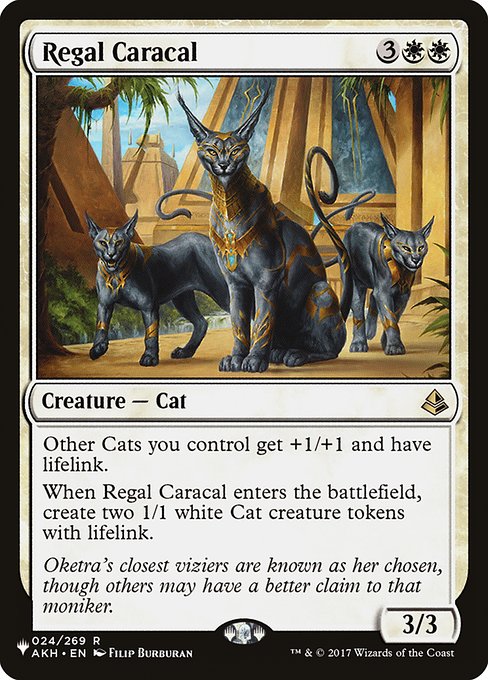 Regal Caracal - Magic: The Gathering - The List Near Mint Inglés