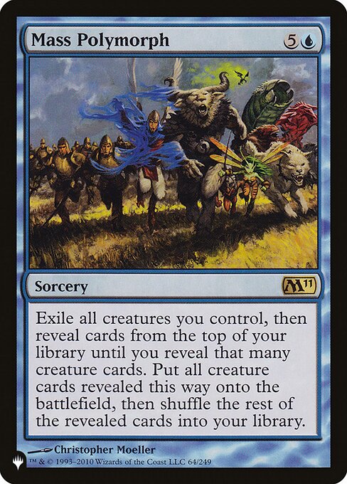 Mass Polymorph - Magic: The Gathering - The List Near Mint Inglés