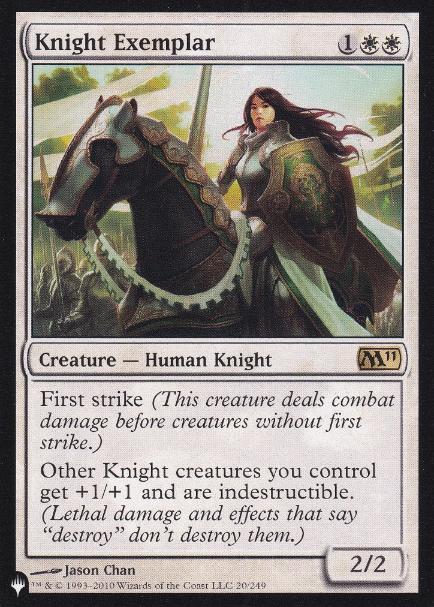 Knight Exemplar - Magic: The Gathering - The List Near Mint Inglés