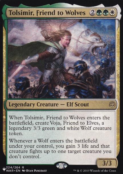 Tolsimir, Friend to Wolves - Magic: The Gathering - The List Near Mint Inglés