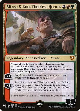 Minsc & Boo, Timeless Heroes - Magic: The Gathering - The List Near Mint Inglés
