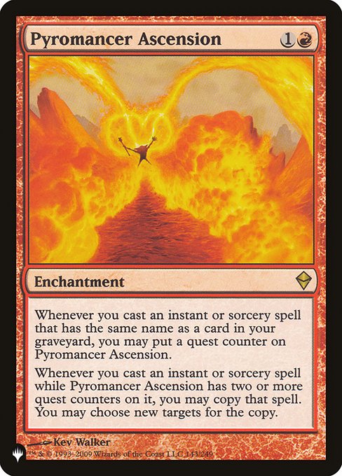 Pyromancer Ascension - Magic: The Gathering - The List Near Mint Inglés