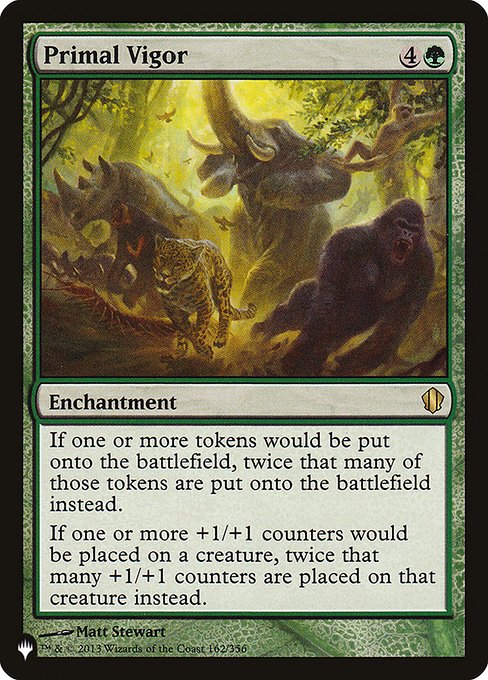 Primal Vigor - Magic: The Gathering - The List Near Mint Inglés